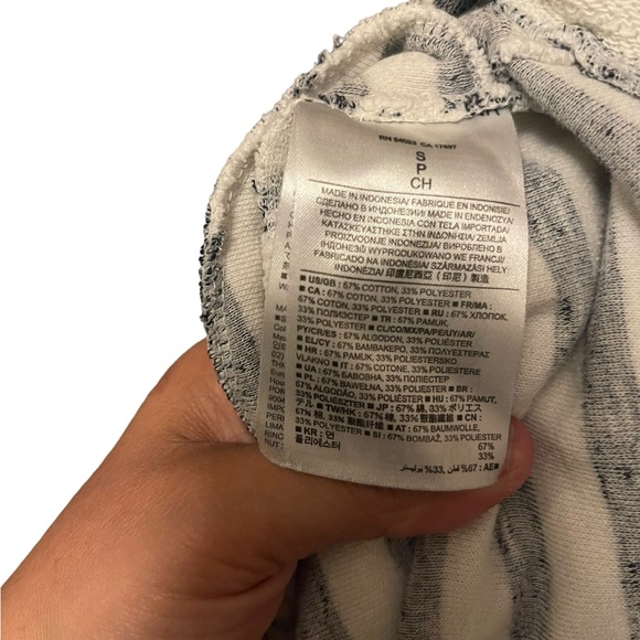 Banana Republic boxy terry cloth blouse SM - Picture 7 of 7